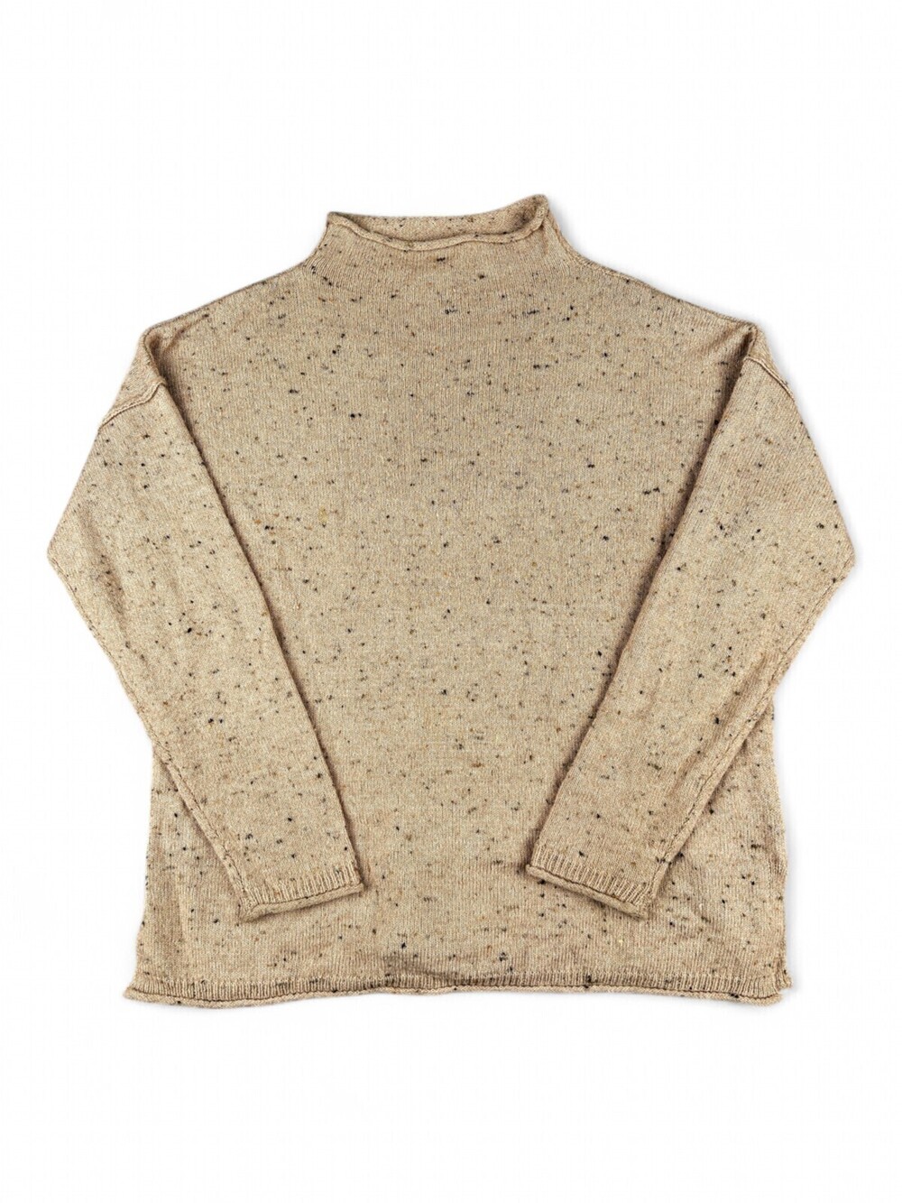 Madewell Speckled Mock-Neck Sweater - Size M